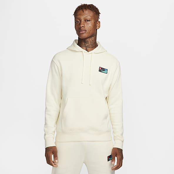 Nike men's white hoodie clearance